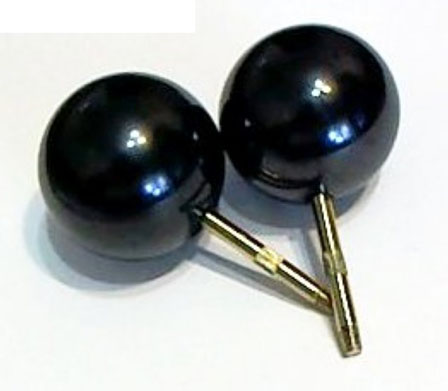 Schungite balls 30-35 mm with handles (or mini-pawns) and wire